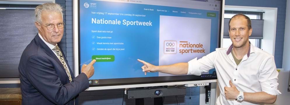 Inschrijving Nationale Sportweek van start